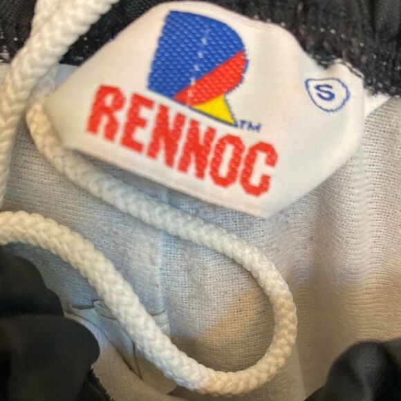 Men’s vintage Rennoc Nylon black track pants. Size Small - Picture 3 of 11